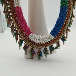 Bunte Mode-Halskette kurz - ca. 40cm - Bild 3