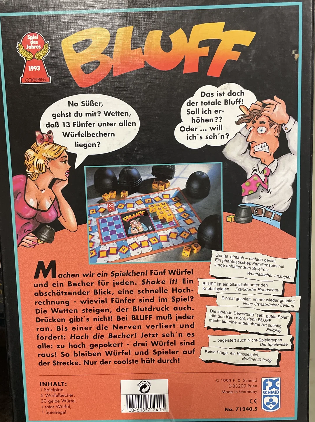 Das heiße Spiel für coole Köpfe - Bluff – Bild 2