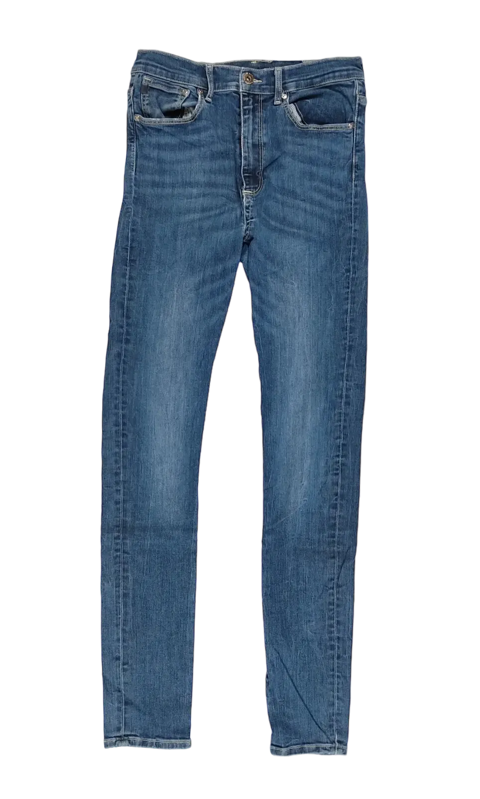 H&M Skinny High Waist Damen Jeans blau - Gr. 29/32 (XS) - Bild 1