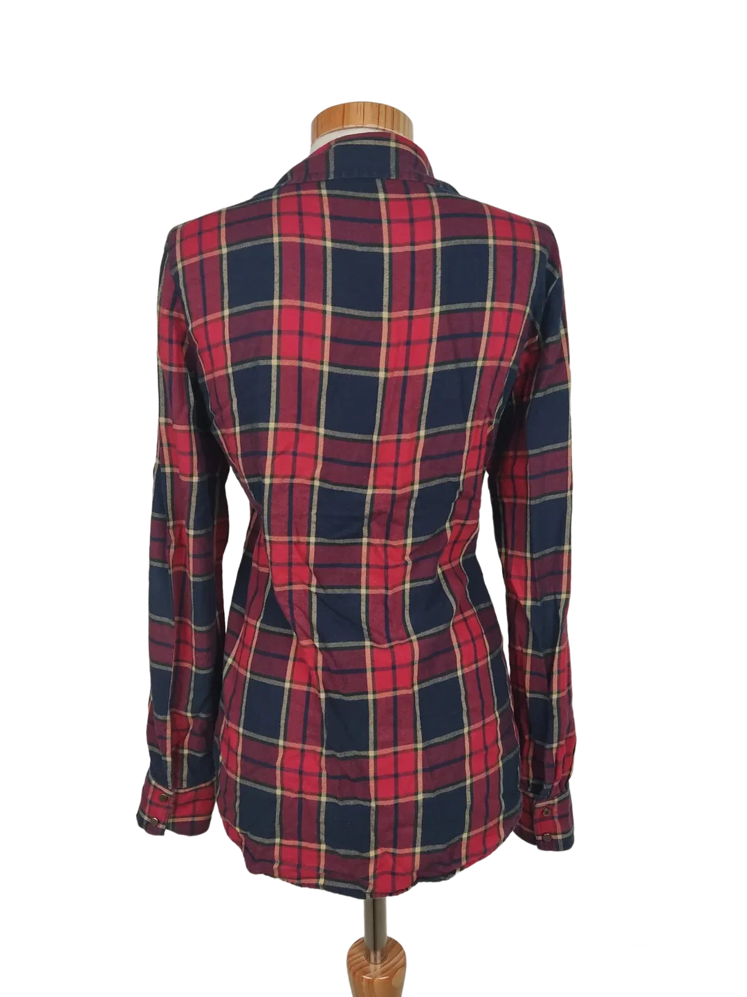Leara Woman Damen Bluse rot/blau - Gr. EU S – Bild 3