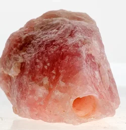 Natürlicher Rosenquarz Teelichthalter – Sanftes Licht & Harmonie - Bild 4