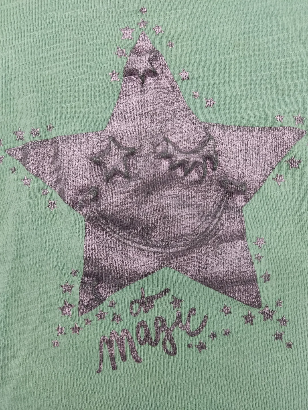 Benetton Kinder Shirt grün Gr.92 – Bild 3