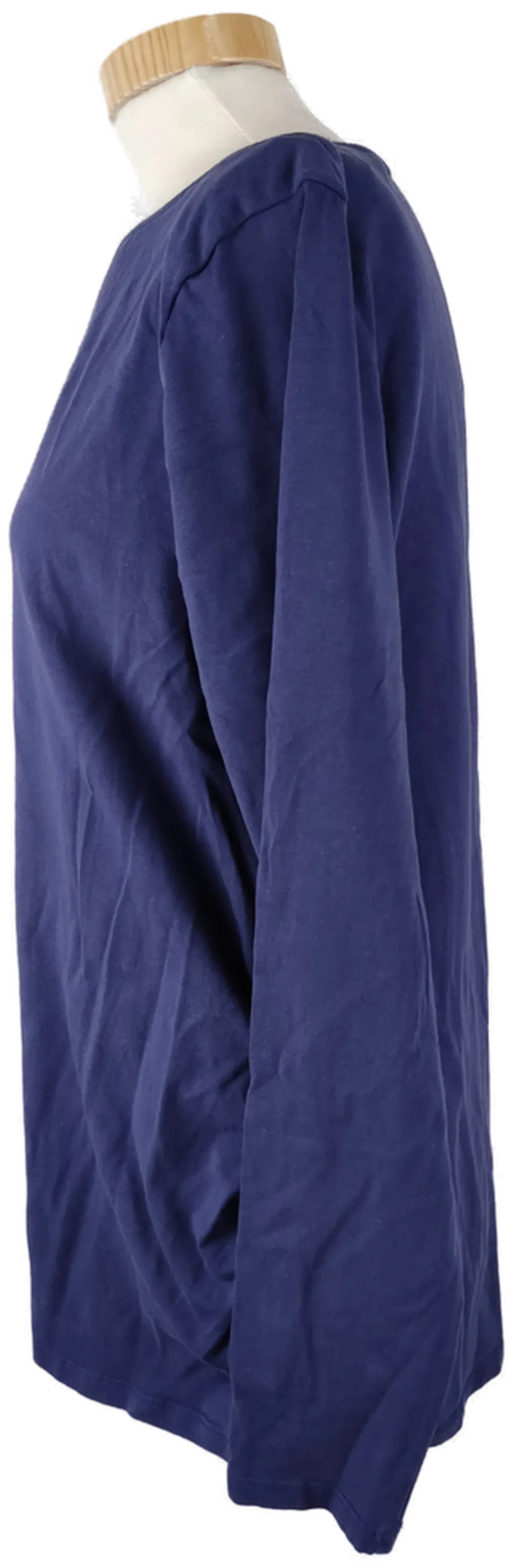 T-Shirt "Yessica", langarm mit Schifferlsausschnitt, dunkelblau, Größe L – Bild 2
