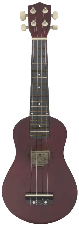 Ukulele aus Birkenholz in braun - mit CD - Bild 1