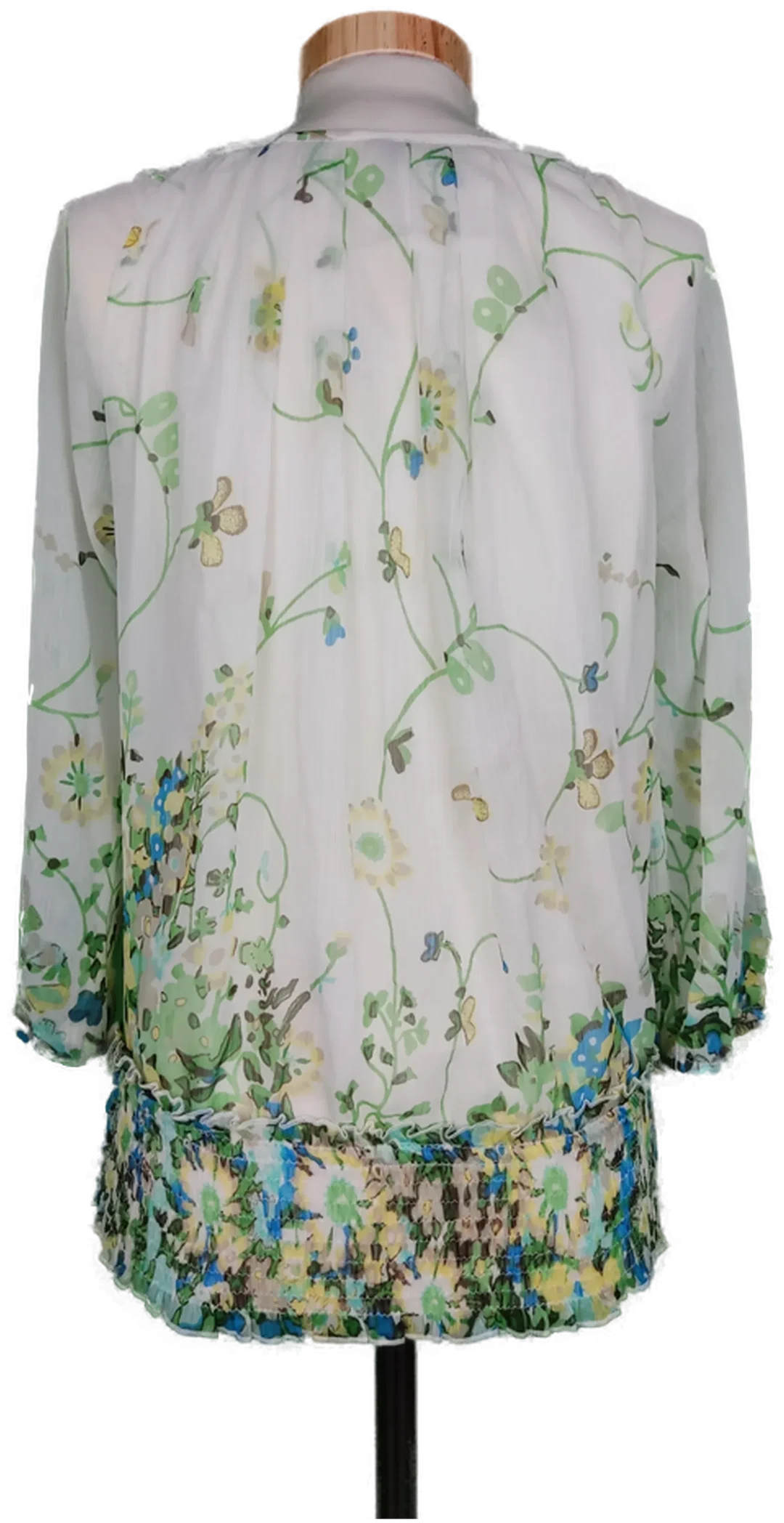 Vero Moda Damen Bluse weiß/grün geblümt - M/38 – Bild 2