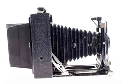 VOIGTLÄNDER Compur Vintage Analoge Plattenkamera (6 x 9) mit Anastigmat Skopar 1:4,5/13,5cm-Objektiv - Bild 1