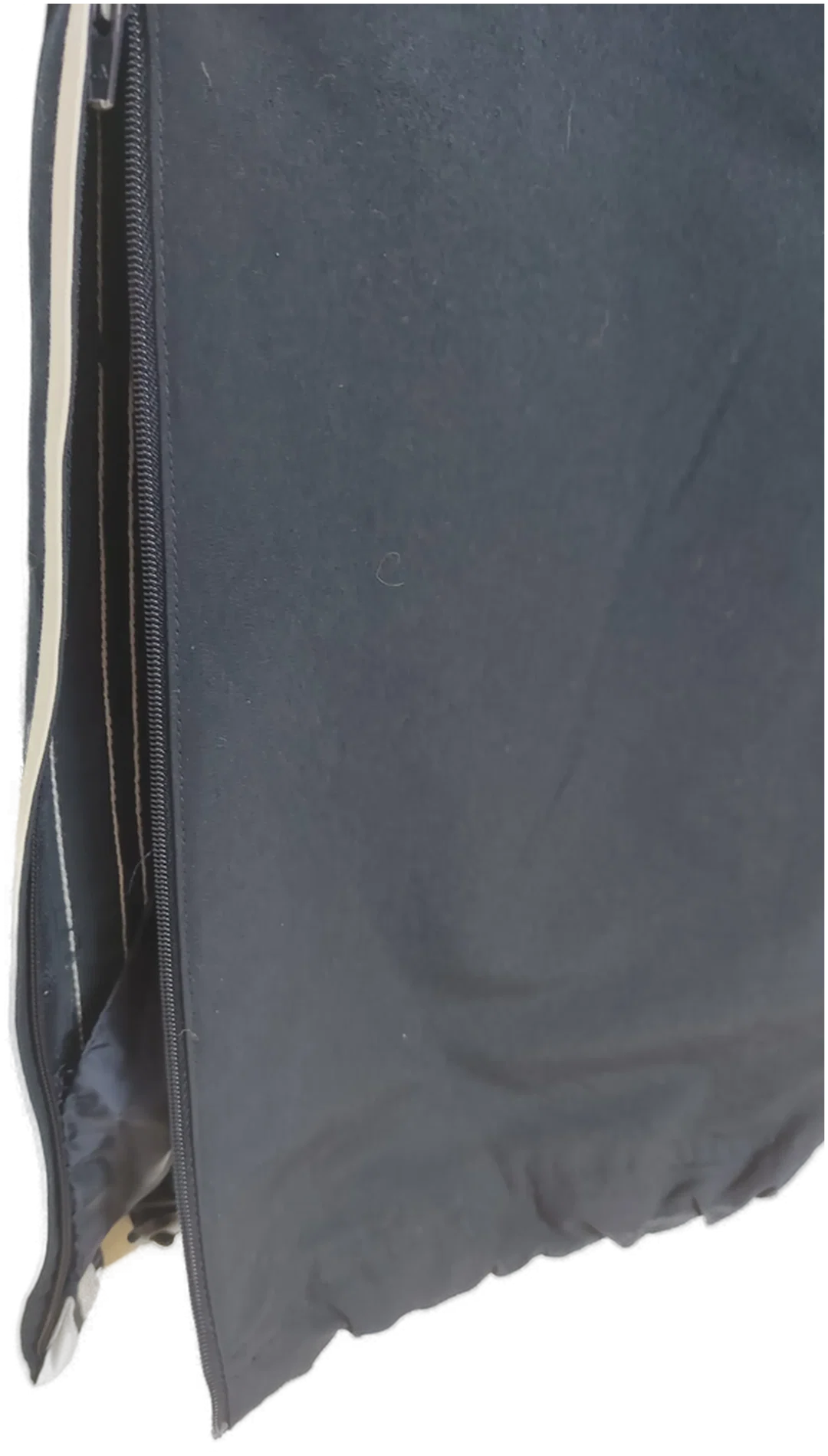 Sporthose "adidas" lang mit Gummizugbund, dunkelblau mit Taschen, Größe L – Bild 5