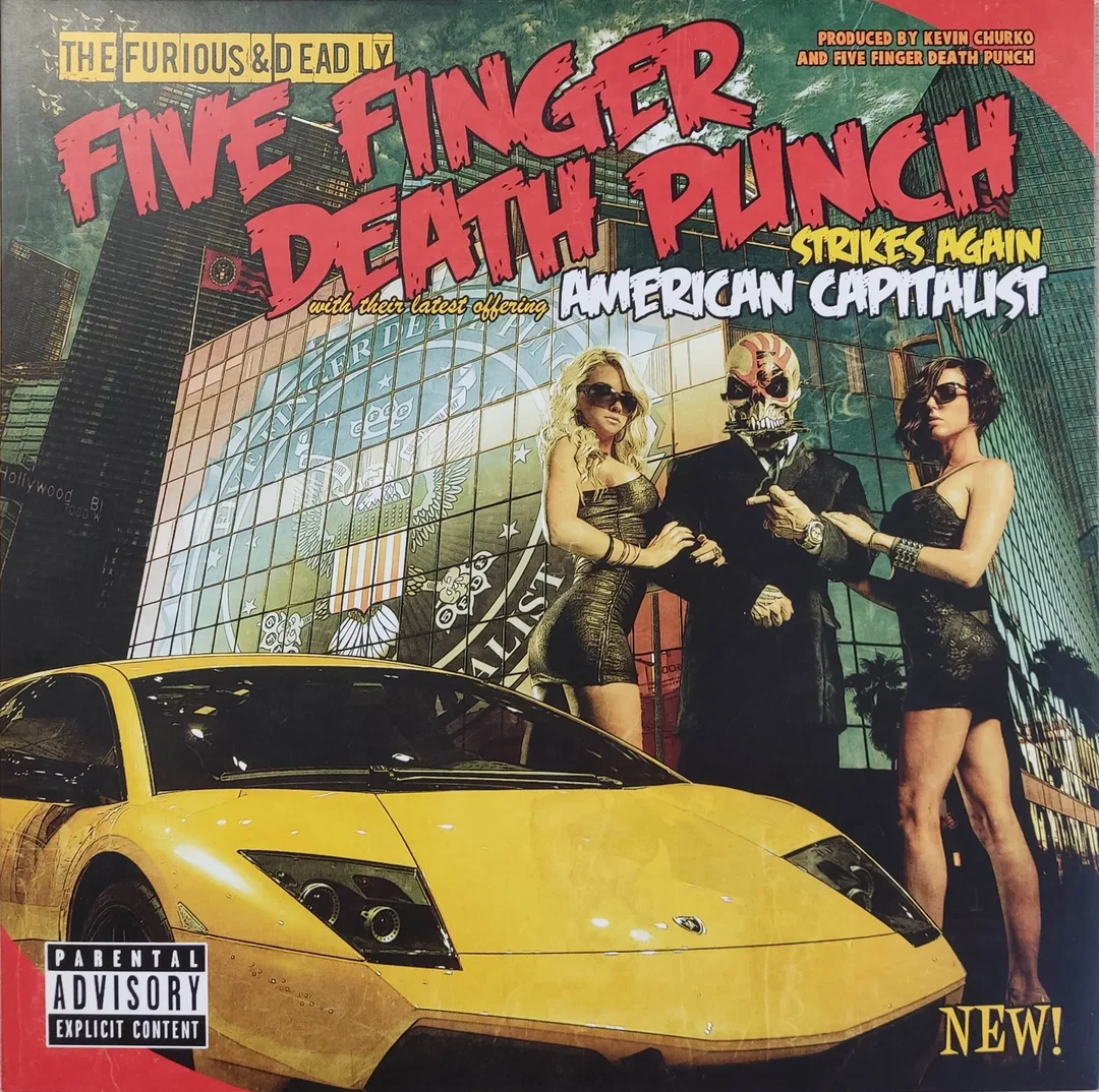 LP Vinyl Five Finger Death Punch "American Capitalist" – Bild 1