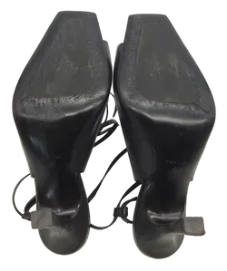 COS Damen Schnürsandalen, schwarz - Gr. 40 - Bild 4