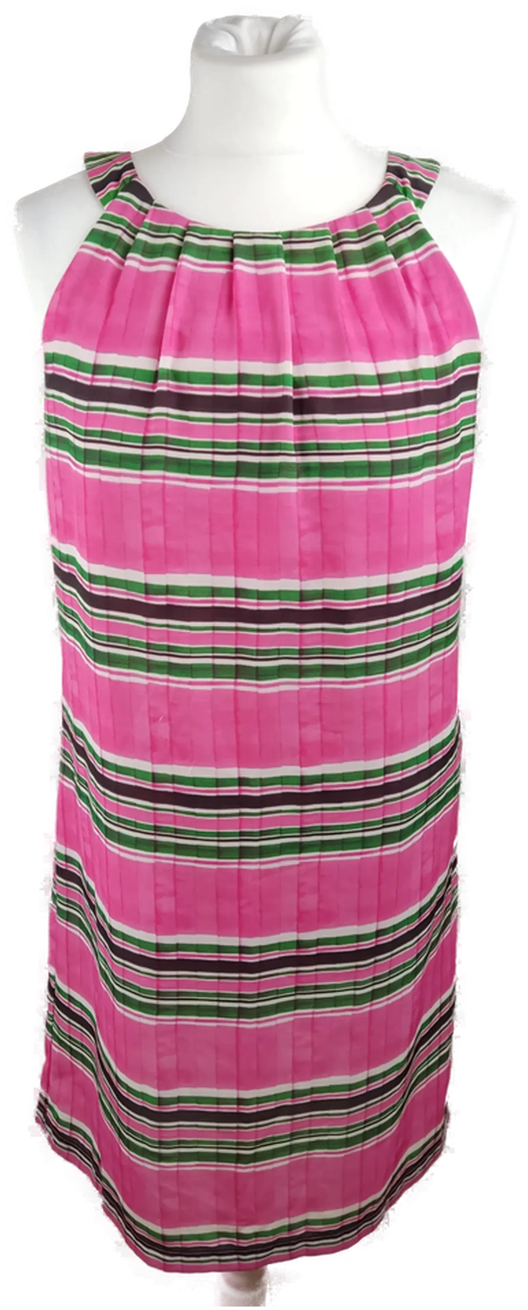More & More Midikleid in Pink mit Streifen | Sommerlaune – Bild 1