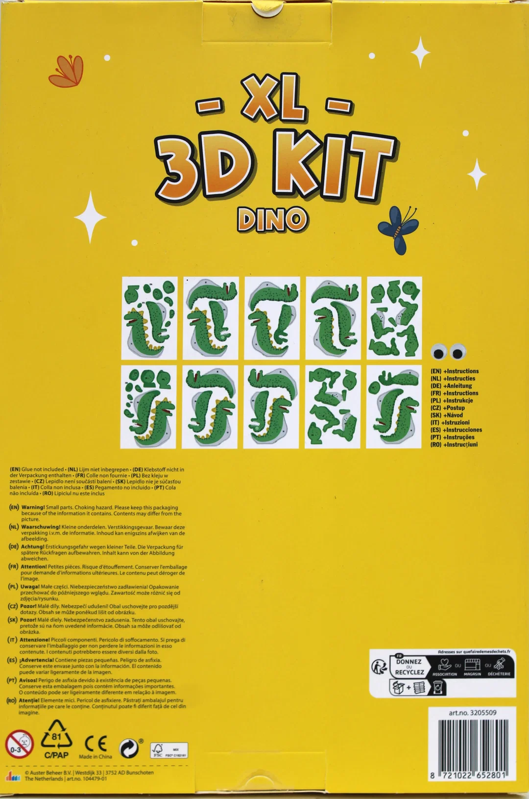 Kids Kingdom XL 3D Kit Dino | Bastelset DIY – Bild 2