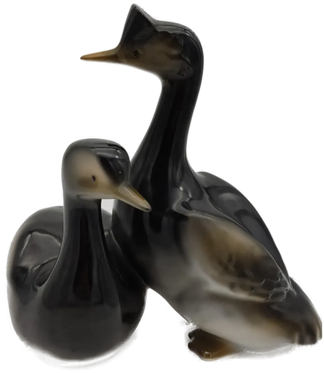 Haubentaucher,Vögel Hollohaza Porzellan - Bild 2