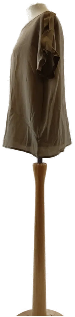 Kurzärmeliges Shirt aus Seide  - Bild 2