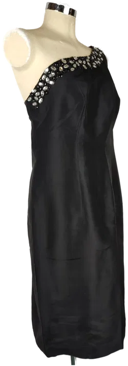 Etuikleid  Mit Steinverzierung | Asymmetrischer Chic - Bild 3