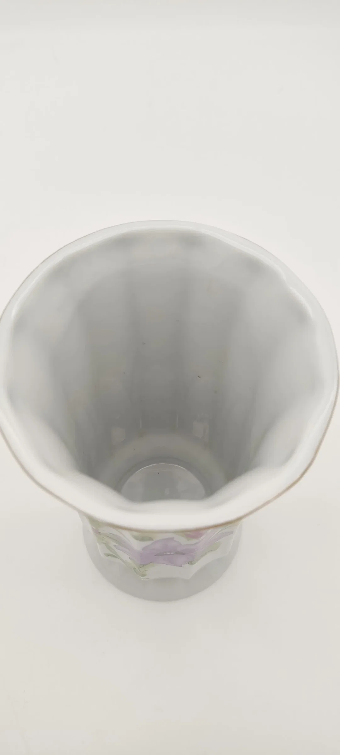 Porzellan - Vase mit Blumendekor – Bild 8