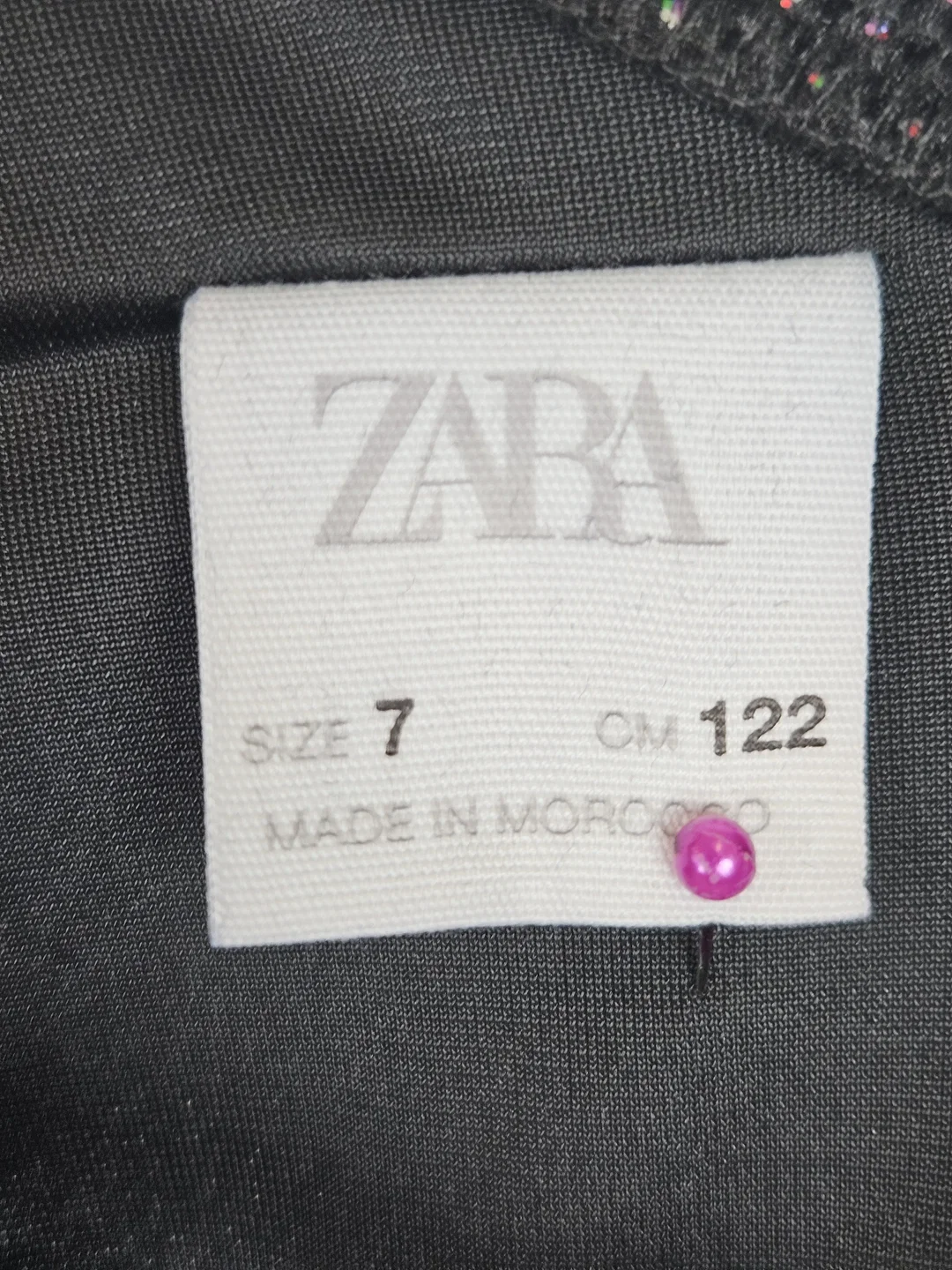 ZARA Kinder Jumpsuit, schwarz - Gr. 122 – Bild 4