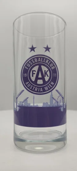 Trinkglas Mit FK Austria Wien-Motiv | Fan-Schatz - Bild 1