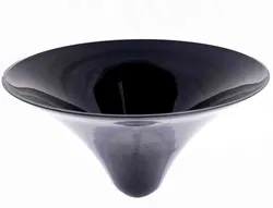 Martiniglas „Sigma“ Schwarz-Klar, ca. 49 cm - Bild 3