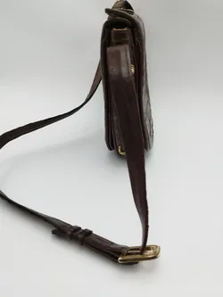 Bally- Vintage Kroko Handtasche in dunkelbraun - Bild 4