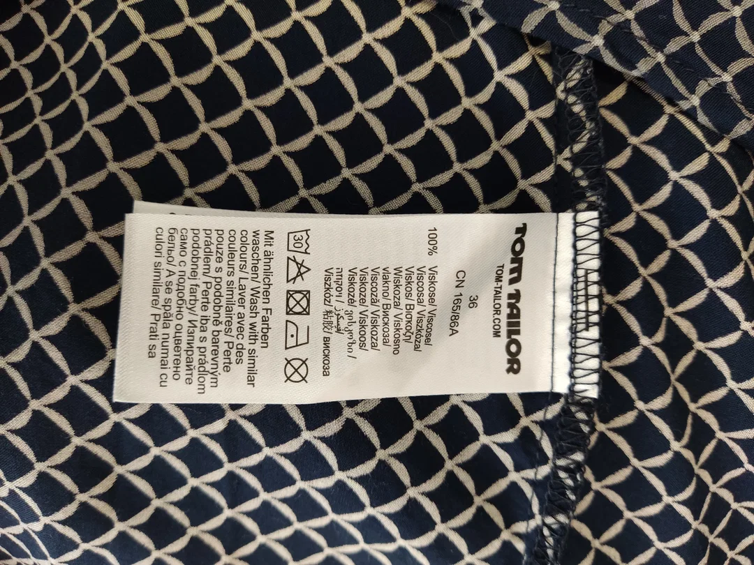 Damen Kurzarm-Bluse Tom Tailor Viskose | Zeitloser Begleiter – Bild 5