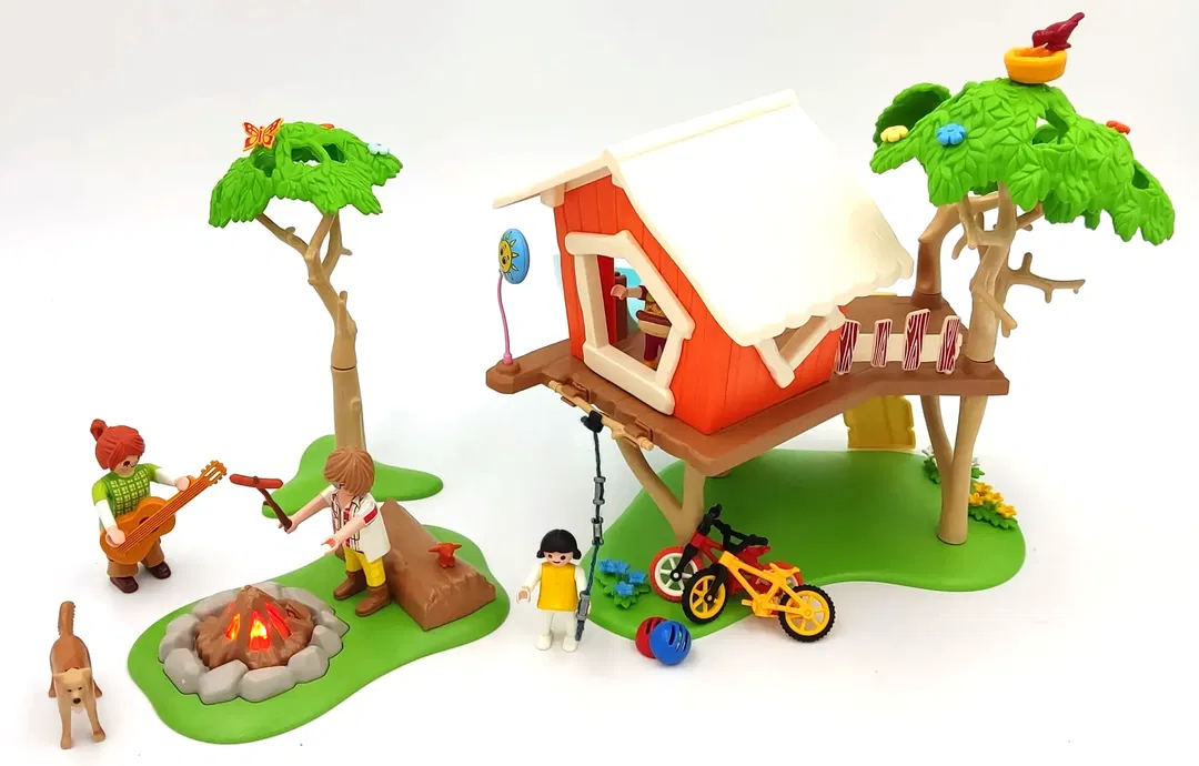 Playmobil Abenteuer-Baumhaus mit Rutsche 71001  - Bild 1