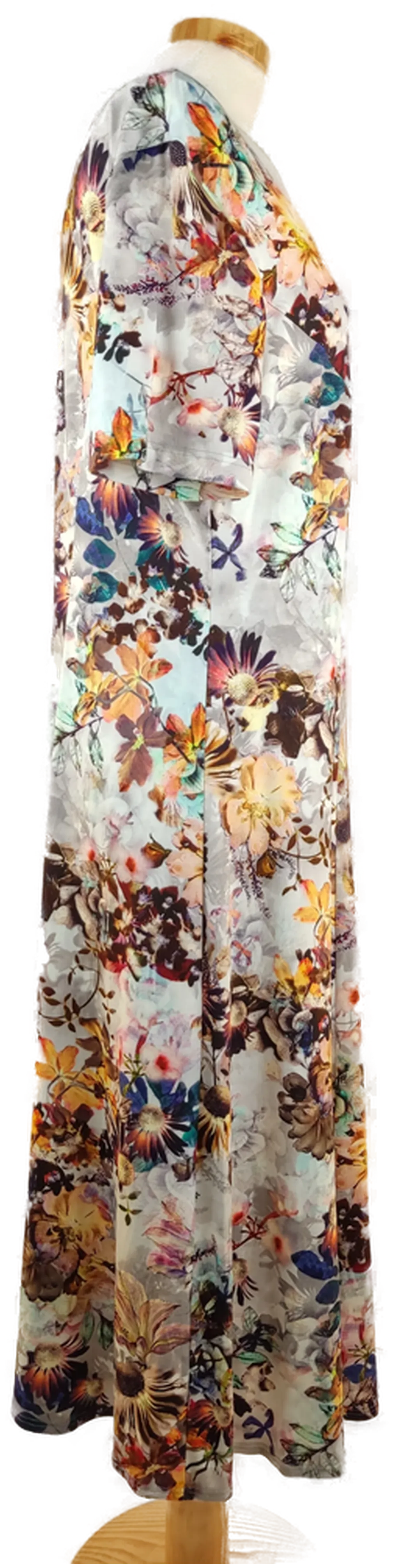Damen-Maxikleid / bunt gemustert - XL/42 – Bild 3