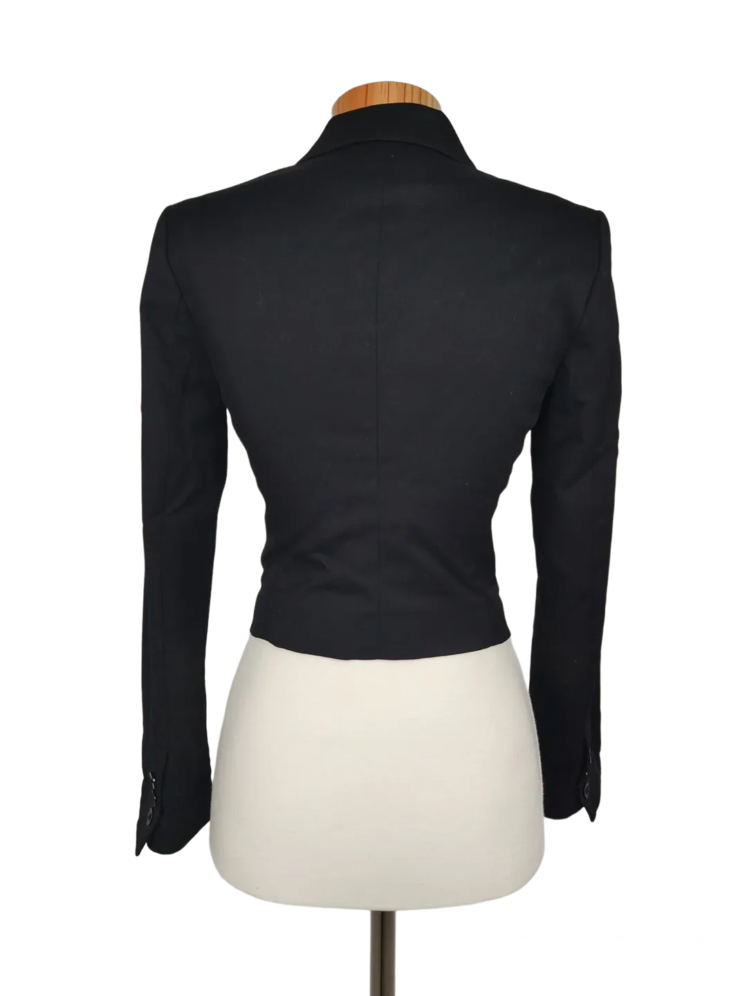 H&M Damen Blazer, schwarz - Gr. XXS  – Bild 3