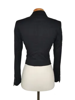 H&M Damen Blazer, schwarz - Gr. XXS  - Bild 3
