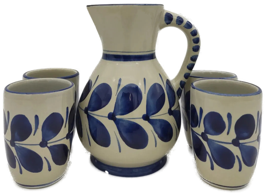 Gollhammer Keramik Austria Krug incl. 4 Becher - Bild 4