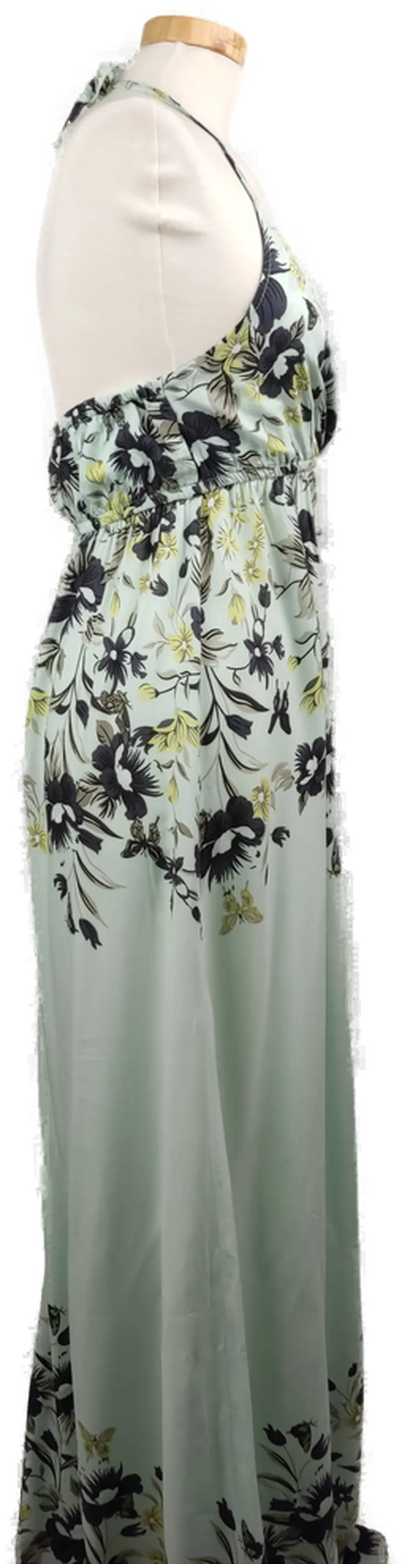 ONLY Damen Sommerkleid hellgrün mit Blumenmuster - XS/34 – Bild 3