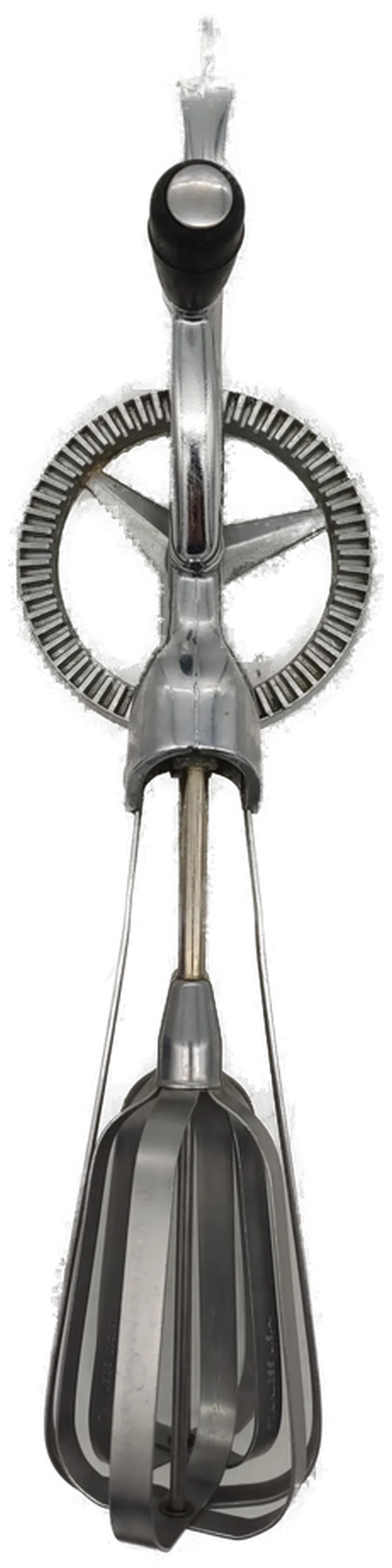 Handbetriebener Handmixer / Schneebesen aus Edelstahl – Bild 2