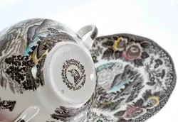 Enoch Wedgwood Tunstall Ltd Suppentasse mit Unterteller Desgin 