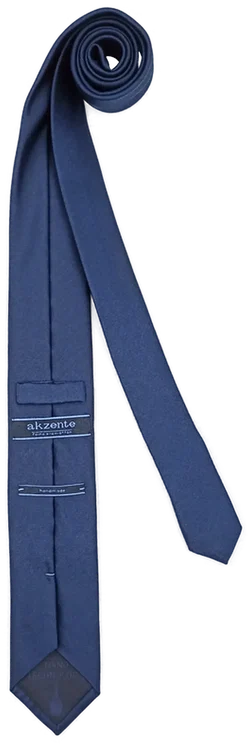 Akzente Herren Seidenkrawatte blau  – Vorschau 2