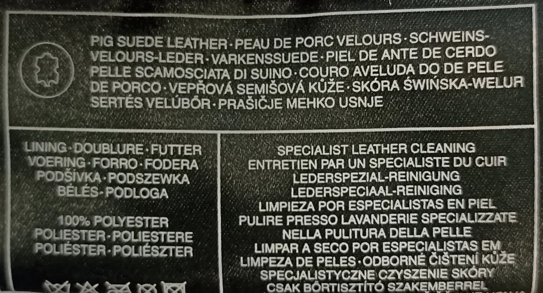 C&A Landhaus Herrenlederhose beige gemustert Gr. 48 – Bild 4