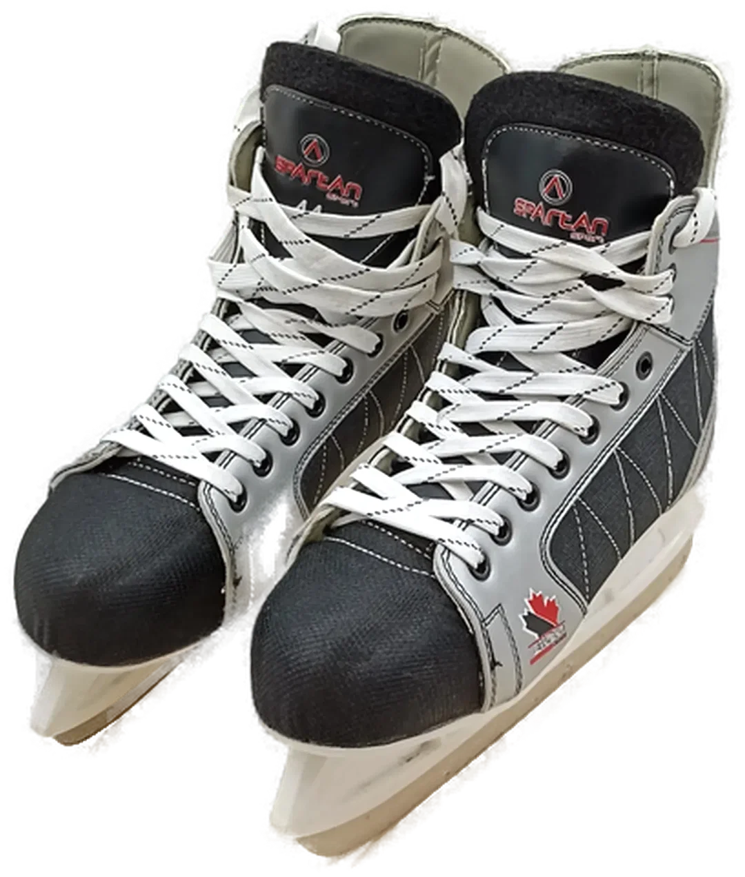 Spartan Herren-Eishockeyschuhe schwarz-weiß Gr. 44 – Bild 1