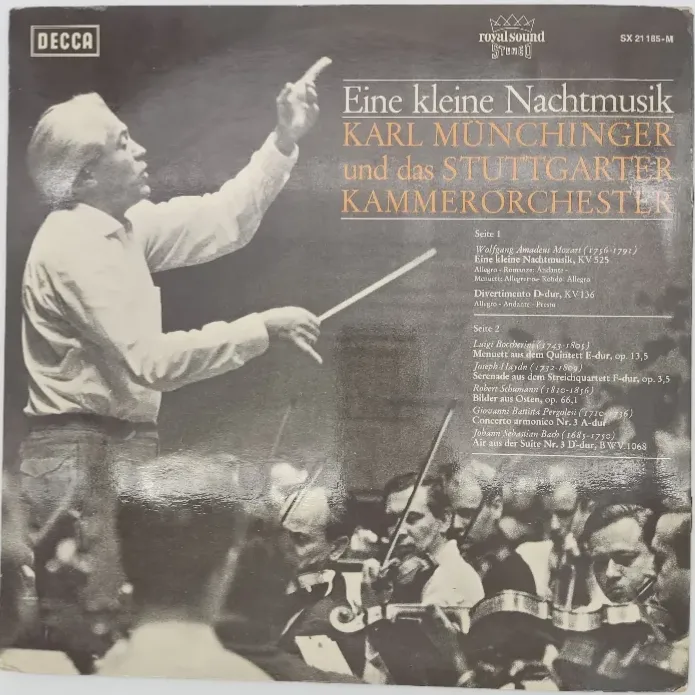 Schallplatte - Karl Münchinger - Eine kleine Nachtmusik - Das Stuttgarter Kammerorchester – Bild 2