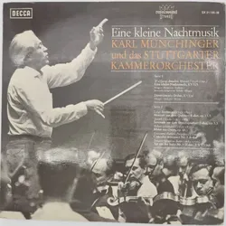 Schallplatte - Karl Münchinger - Eine kleine Nachtmusik - Das Stuttgarter Kammerorchester - Bild 2