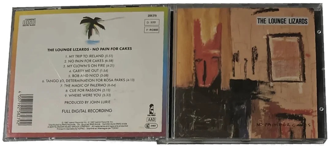 CD "The Lounge Lizards – No Pain for Cakes" (1987) • Island Records • John Lurie • Jazz/Avantgarde – Bild 3
