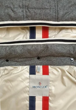 Moncler Herren Winterjacke grau Gr. XL - Bild 4