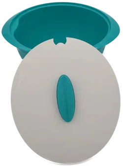 Tupperware Schüssel türkis/weiß 3,5 L - Bild 2