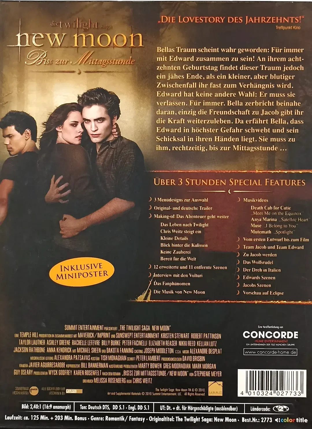 DVD "Die Twilight Sage - Biss zur Mittagsstunde" – Bild 2