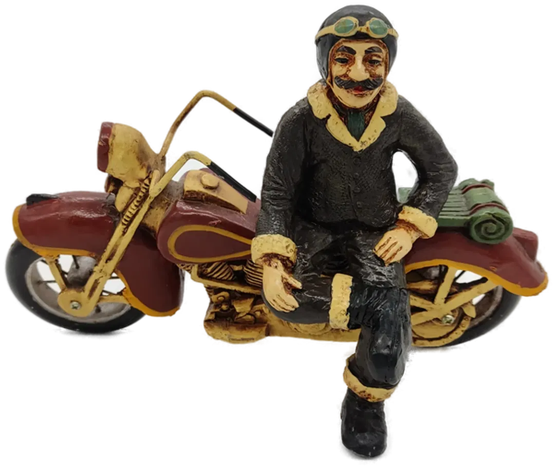 Deko-Modell Chopper / Biker / Motorrad - Bild 1