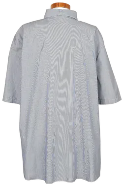 Rena Moden Vintage Damen Trachtenbluse, blau/weiß - Gr. XL  - Bild 3