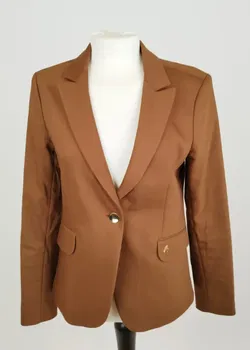 Mos Mosh Blazer Braun - 36 / 53% Baumwolle, 44% Nylon, 3% Elasthan - Bild 1