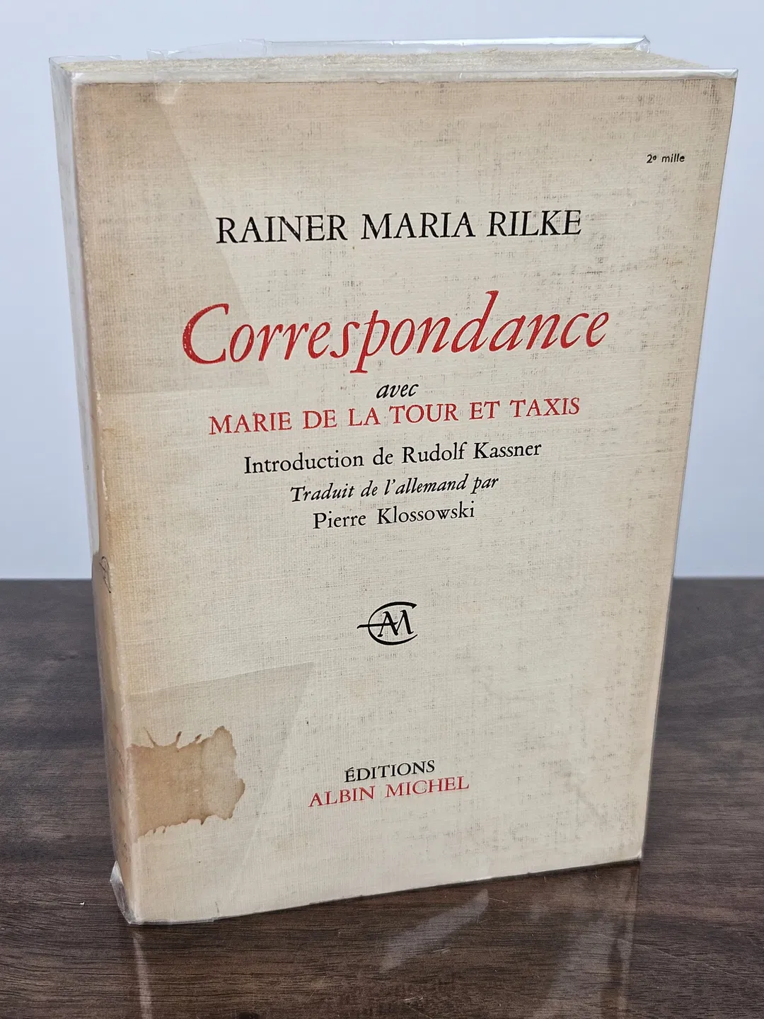 Correspondance - Briefwechsel zwischen Rainer Maria Rilke und Marie von Thurn und Taxis Hohenlohe - Albin Michel - Bild 2
