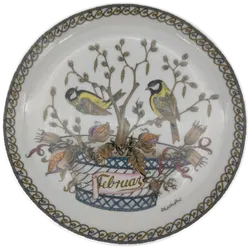 Hutschenreuther - Original Monatssammelteller 12 Stück - Design 