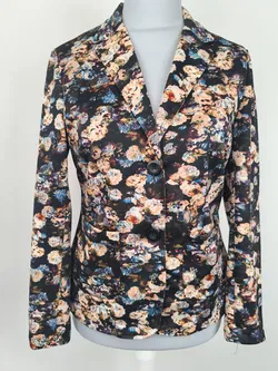 Laura Torelli geblümter Damen Blazer Gr. M - Bild 1