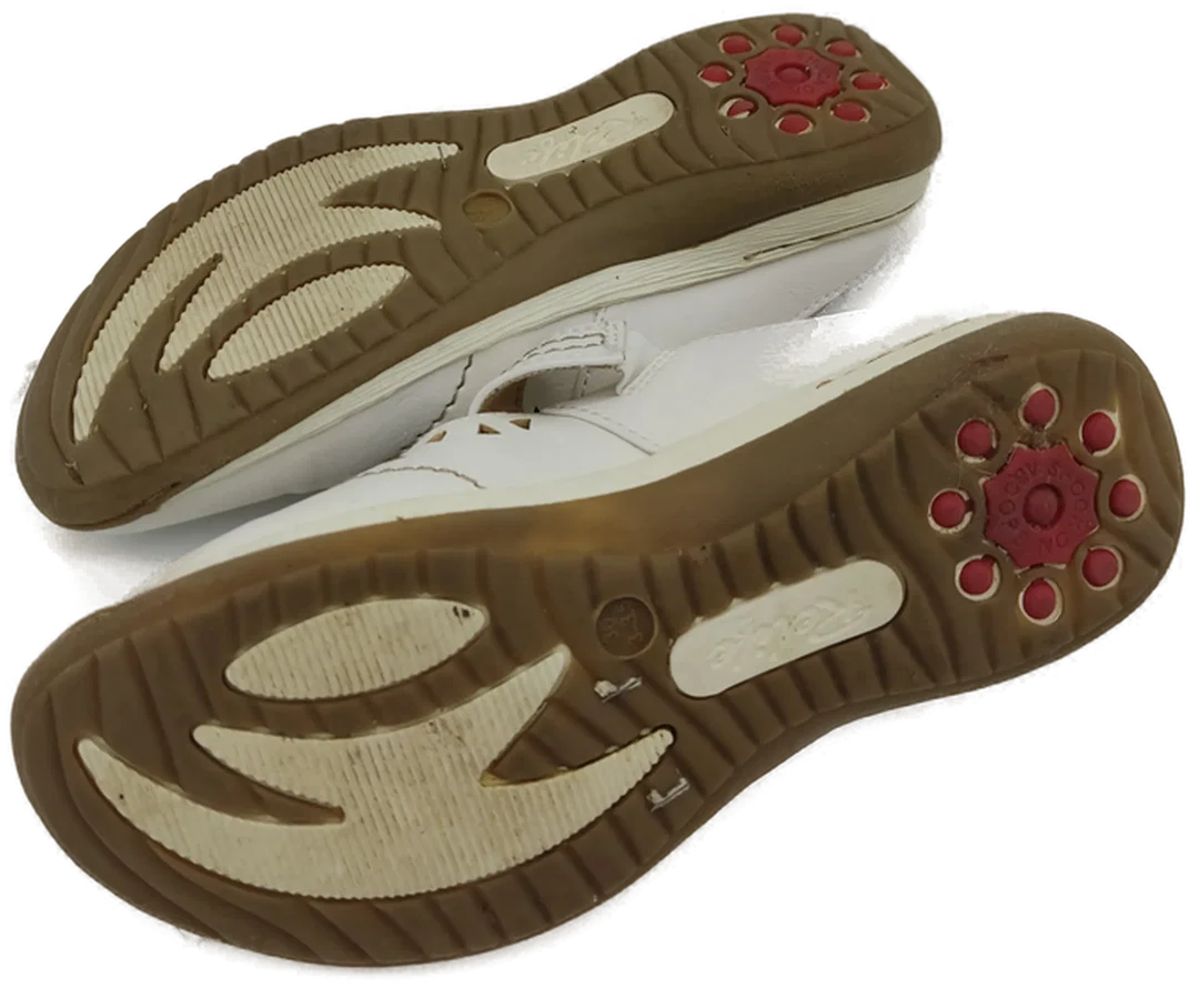 Mesh Mule Sneakers "Relife", beige/braun/rot, Größe 36 – Bild 4