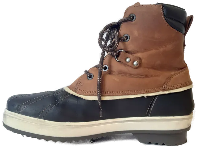 Polaris Herren Snowboot Lederkombination, braun/schwarz - Gr. 42 – Bild 3