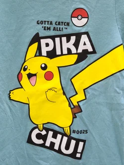 C&A Kinder T-Shirt mit Pokemonaufdruck, blau - Gr. 134 – Vorschau 3